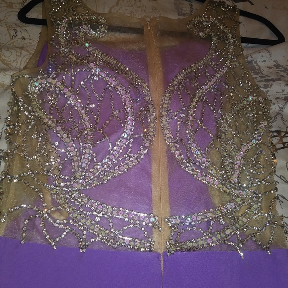 👸🏽Lilac Bling Prom Dress/Evening Gown - Picture 2 of 5